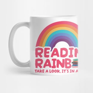 Reading Rainbow - Vintage Mug